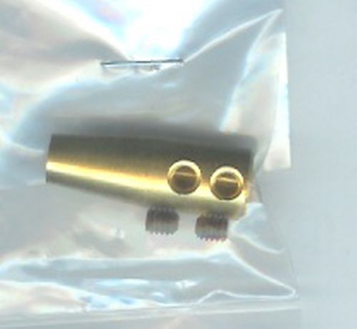 Connecting ferrule 1/4" to 1/4" squared (Brass)